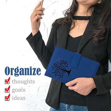 The Tree Of Life Refillable Writing Journal | 5x8 Inches, 200 Lined Pages, Magnetic Clasp, Refillable Diary, Cute Notebook Journal, Personal Journal for Women, Journal for Men