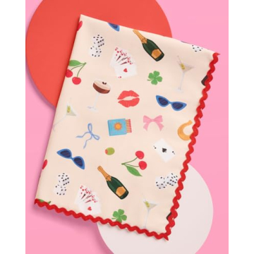 xo, Fetti Trendy Girlhood Tea Towel | 18 x 26 in | Perfect Gift