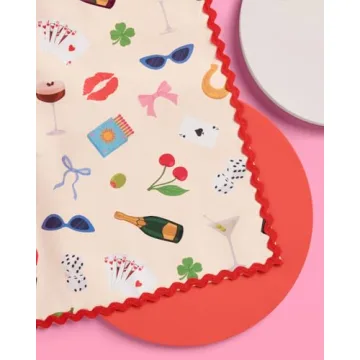 xo, Fetti Trendy Girlhood Tea Towel | 18 x 26 in | Perfect Gift