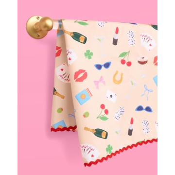 xo, Fetti Trendy Girlhood Tea Towel | 18 x 26 in | Perfect Gift