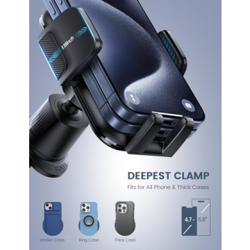 Lamicall 2024 Car Phone Holder Thick Case Friendly 360° Rotation