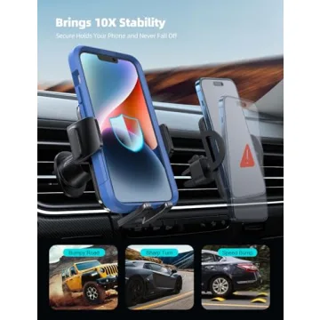 Lamicall 2024 Car Phone Holder Thick Case Friendly 360° Rotation