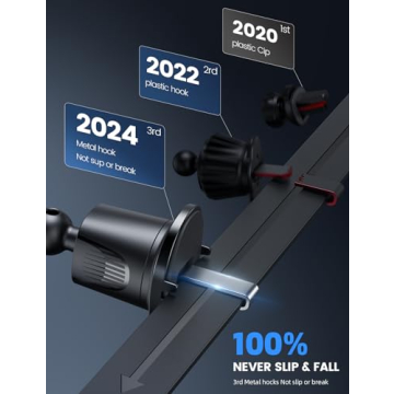 Lamicall 2024 Car Phone Holder Thick Case Friendly 360° Rotation