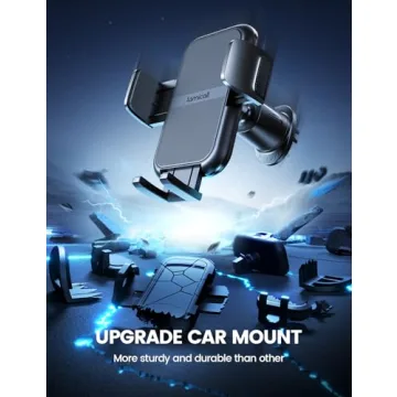 Lamicall 2024 Car Phone Holder Thick Case Friendly 360° Rotation