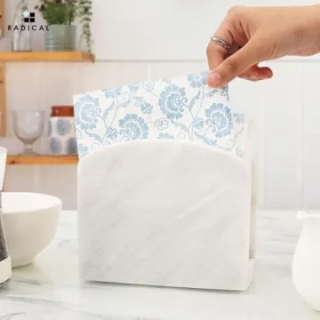 Stylish Radicaln Marble Napkin Holder for Elegant Dining