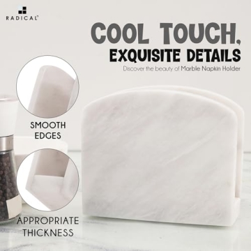 Stylish Radicaln Marble Napkin Holder for Elegant Dining