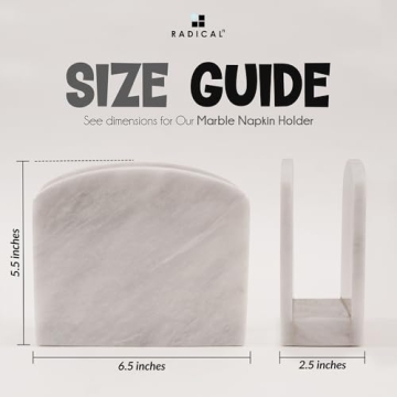 Stylish Radicaln Marble Napkin Holder for Elegant Dining