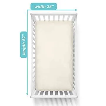 American Baby Company 2 Pack Fitted Crib Sheets - Soft & Breathable Cotton