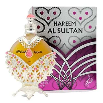 Hareem Sultan Silver - Unisex Floral Perfume Oil 1.18 Oz