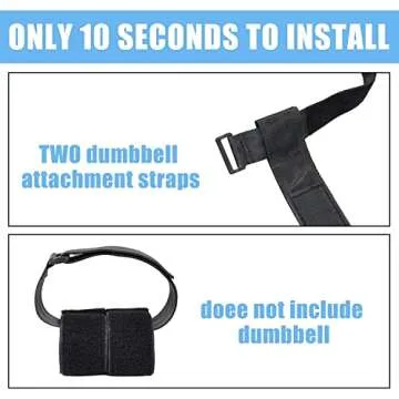 DIONYONS 2PCS Weight Lifting Tibialis Trainer Leg Weights-Tib Bar Fitness Weight Lifting Equipment-K...
