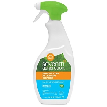 Seventh Generation Disinfecting Bathroom Cleaner - Eco-Friendly Lemongrass Scent, 26 fl oz