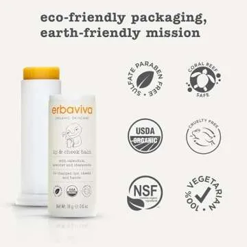 Erbaviva Organic Lip & Cheek Balm for Babies & Adults