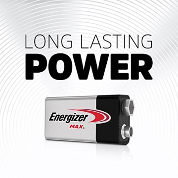 Energizer 9V MAX Batteries - Premium Alkaline 8 Count
