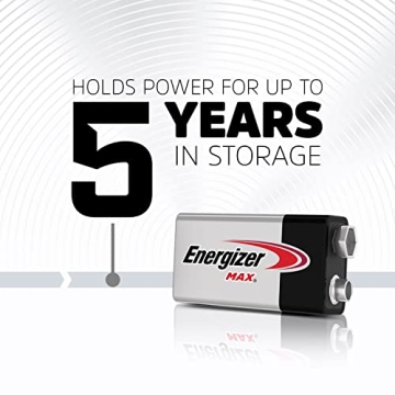 Energizer 9V MAX Batteries - Premium Alkaline 8 Count