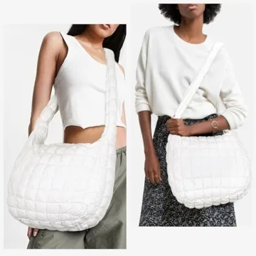 Stylish YFGBCX Quilted Tote Bag for Women - Lightweight & Spacious