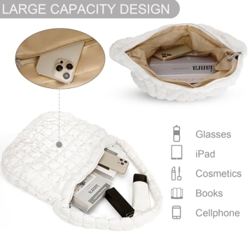 Stylish YFGBCX Quilted Tote Bag for Women - Lightweight & Spacious