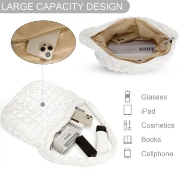 Stylish YFGBCX Quilted Tote Bag for Women - Lightweight & Spacious