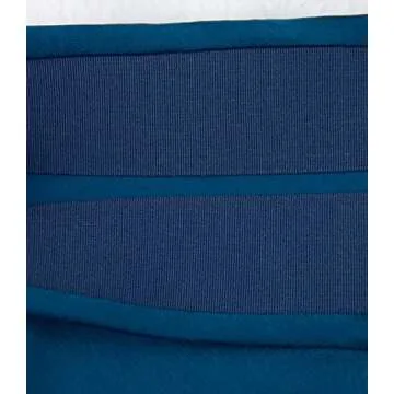 Women's Satin High Waist Hidden Elasticized Waistband Flared Casual A Line Midi Skirt (Thin Teal, Medium)