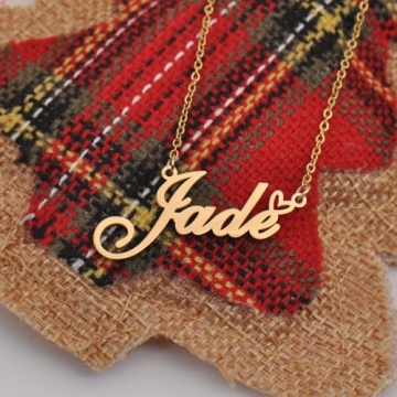 Personalized Heart Pendant Necklace for Women