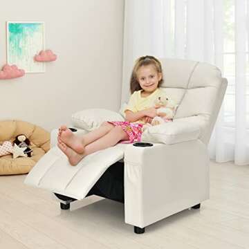 Costzon Kids Recliner Adjustable Lounge Chair for Children
