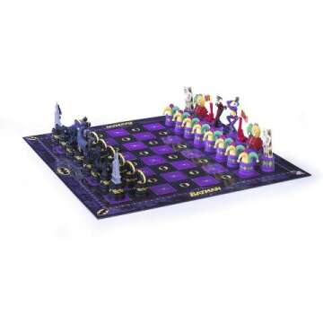 Batman Chess Set: Dark Knight vs Joker Edition