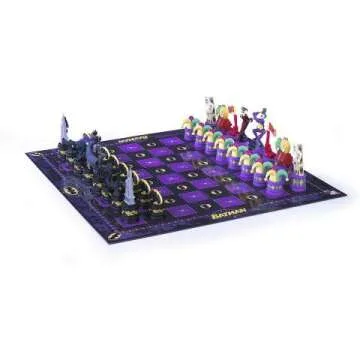 Batman Chess Set: Dark Knight vs Joker Edition
