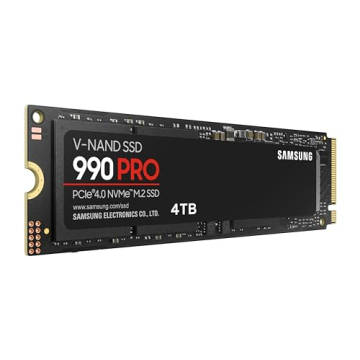 Samsung 990 PRO 4TB SSD for Ultimate Gaming Performance