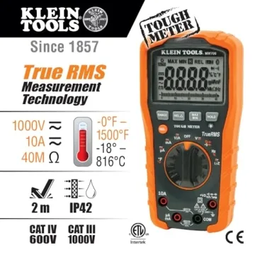 Klein Tools MM700 Digital Multimeter with Auto Ranging
