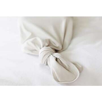 Organic Cotton Knotted Baby Gown – Marlowe & Co