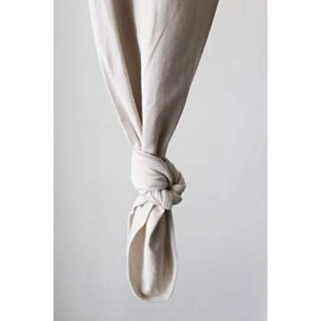 Organic Cotton Knotted Baby Gown – Marlowe & Co