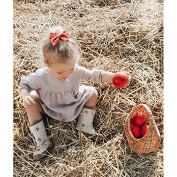 Niceye 24 PACK Baby Girl Hair Clips Set, Hair Bows Barrettes Handmade Accessories Alligator Clip for...