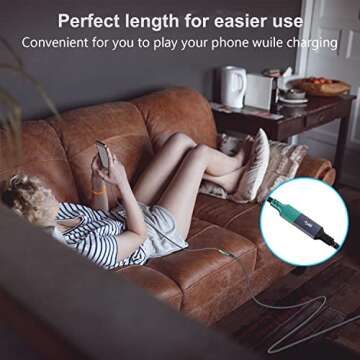 Hisatey USB Extension Cable 20 ft, Long USB Extension Cable USB Extender Nylon Braided USB 3.0 Extension Cable for Webcam, Camera, Phone, Mouse, Keyboard, Printer and More