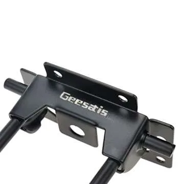 Geesatis Furniture Legs 4 Pcs Hairpin Table Legs Heavy Duty Metal Folding Table Legs for Furniture Home DIY Projects, with Mounting Screw, Height 12 inch, Black