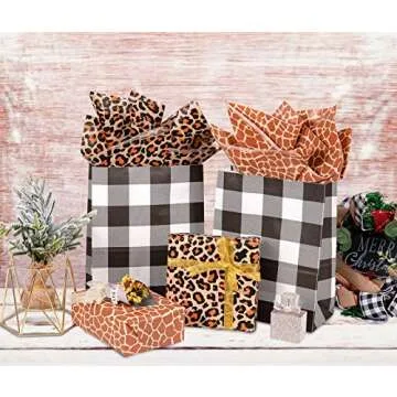 Whaline Gift Tissue Paper - Animal Prints 90 Sheets