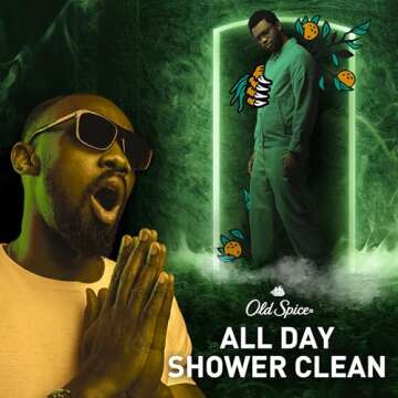 Old Spice Body Wash for Men, 3X Defense, 24/7 Shower Fresh with Long Lasting Lather, Bearglove Scent, 33.4 fl oz (Pack of 4)