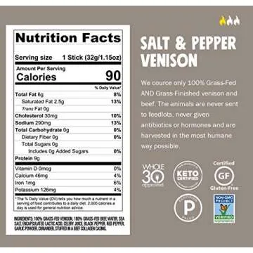 Chomps Variety Trial Pack, Grass Fed and Free Range Beef & Turkey Sticks, 8 Flavor Pack - Keto, Paleo, Whole30