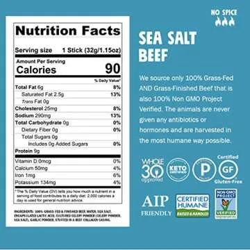 Chomps Variety Trial Pack, Grass Fed and Free Range Beef & Turkey Sticks, 8 Flavor Pack - Keto, Paleo, Whole30