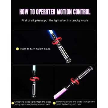 ANASABER Motion Control Lightsaber for All Ages