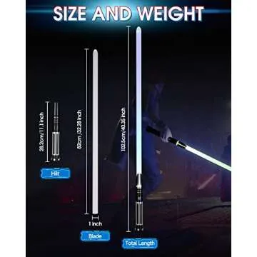 ANASABER Motion Control Lightsaber for All Ages