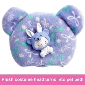 Barbie Cutie Reveal Chelsea Doll & Accessories, Animal Plush Costume & 6 Surprises Including Color Change, Bunny as Koala
