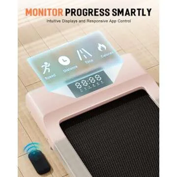 DeerRun Smart Under Desk Treadmill with Remote Control