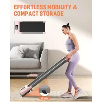 DeerRun Smart Under Desk Treadmill with Remote Control