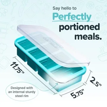 Souper Cubes Silicone Freezer Molds for Meal Prep