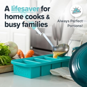 Souper Cubes Silicone Freezer Molds for Meal Prep