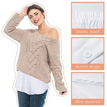 Stylish Adjustable Shirt Extenders for Women - Syhood