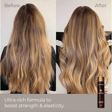 L'ANZA Keratin Healing Oil Lustrous Shampoo, Keratin Shampoo For Dry Damaged Hair, Boosts Shine, Str...