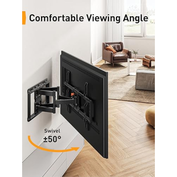 Full Motion TV Wall Mount for 42-85 Inch TVs
