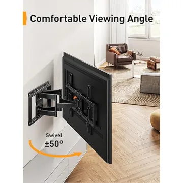 Full Motion TV Wall Mount for 42-85 Inch TVs