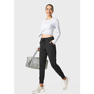 SANTINY Women's Jogger Pants with Pockets - Perfect for Running and Lounge