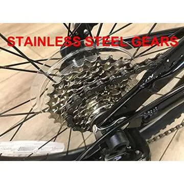 ZiZZO Via Folding Bike - Lightweight Shimano 7-Speed Design